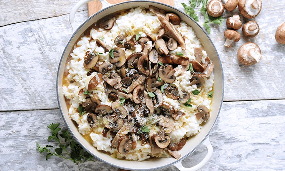 Vegan Mushroom Risotto