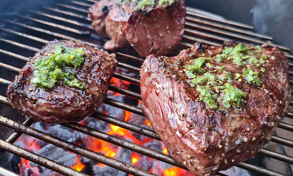 Lamb Rump, wye valley asparagus, salsa verde. Image 2