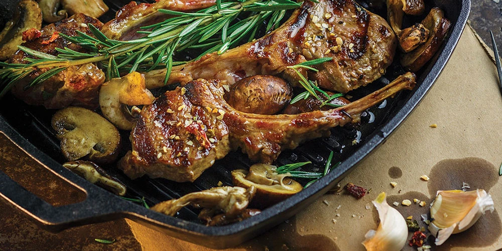 Lamb with Anchovy & Rosemary Sauce