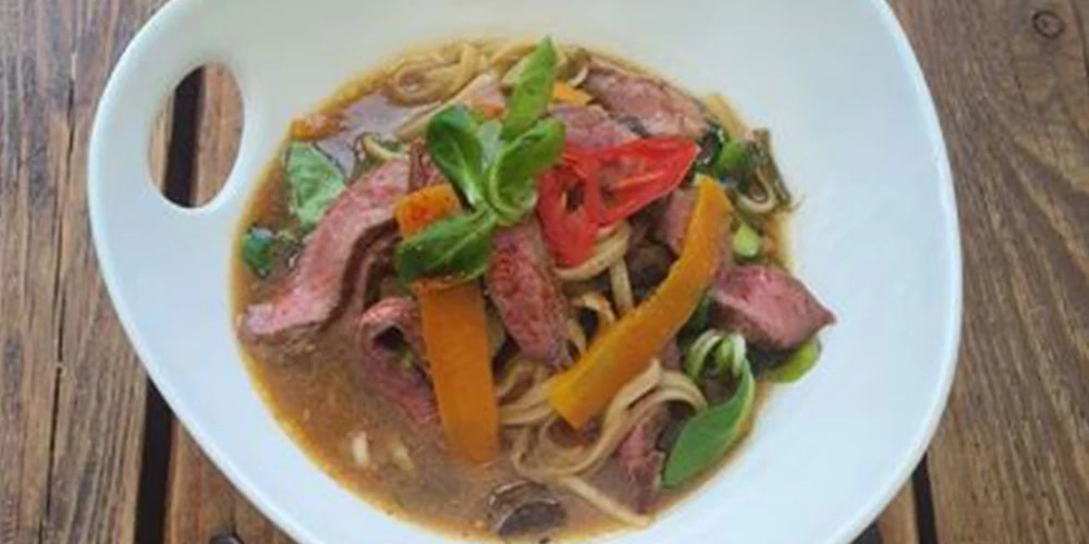 Sirloin Steak Noodle Broth