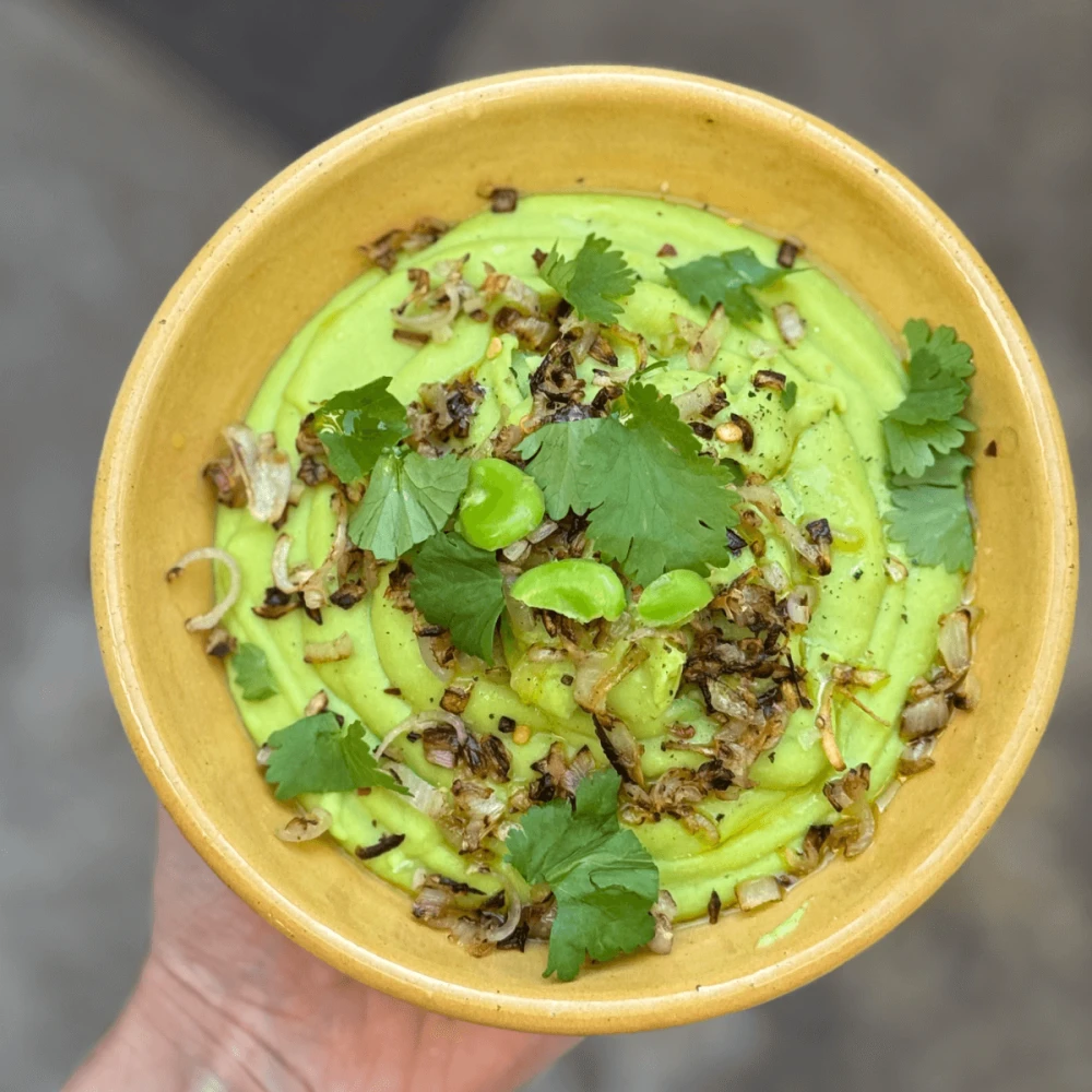 Whipped Broad Beans Image 1