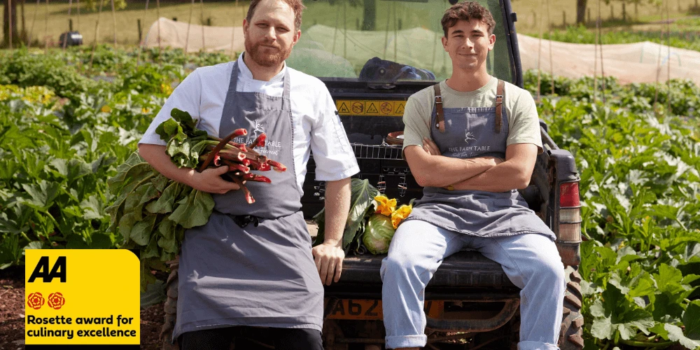 THE FARM TABLE AWARDED PRESTIGIOUS TWO AA ROSETTES