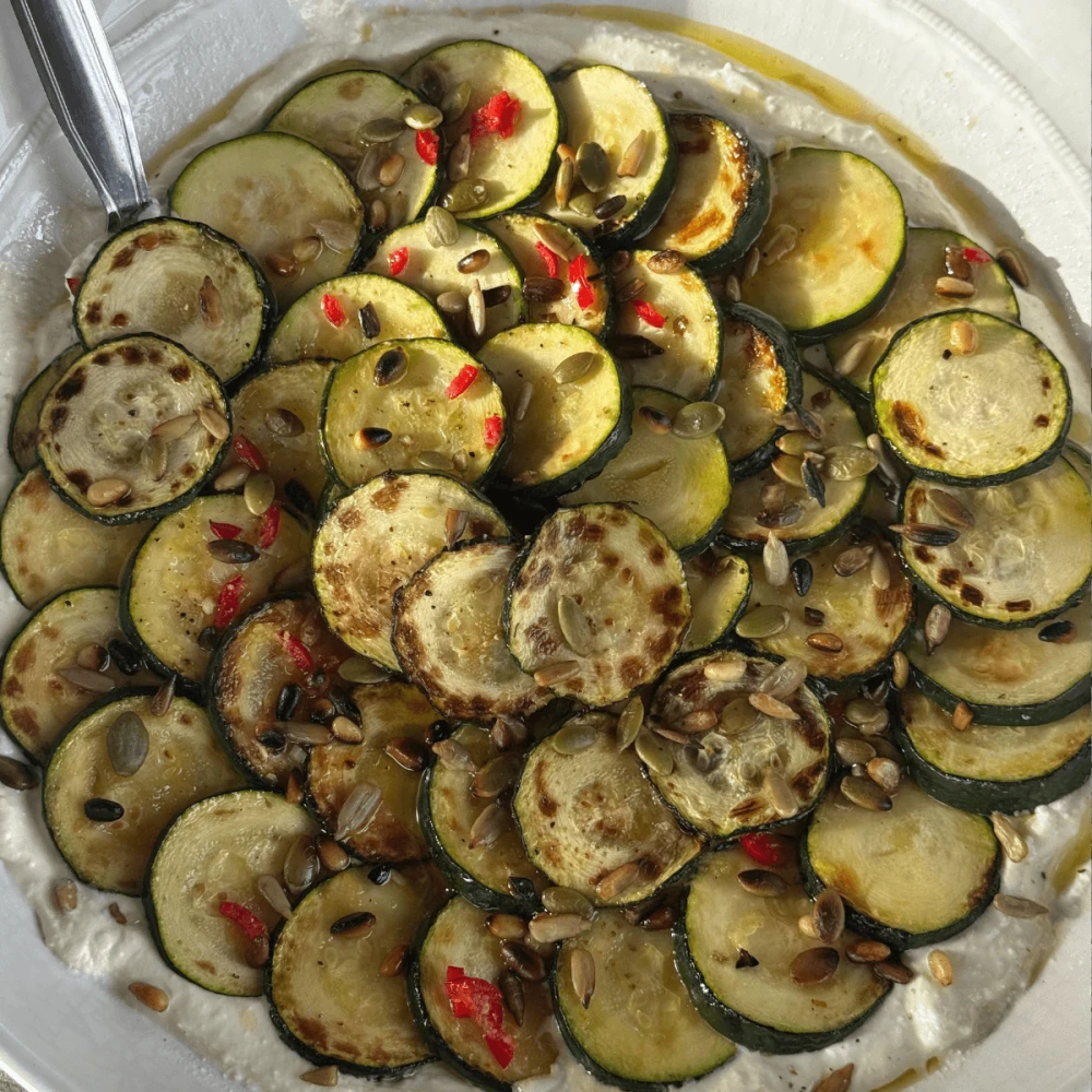 Whipped Feta, Courgettes & Mint Image 1