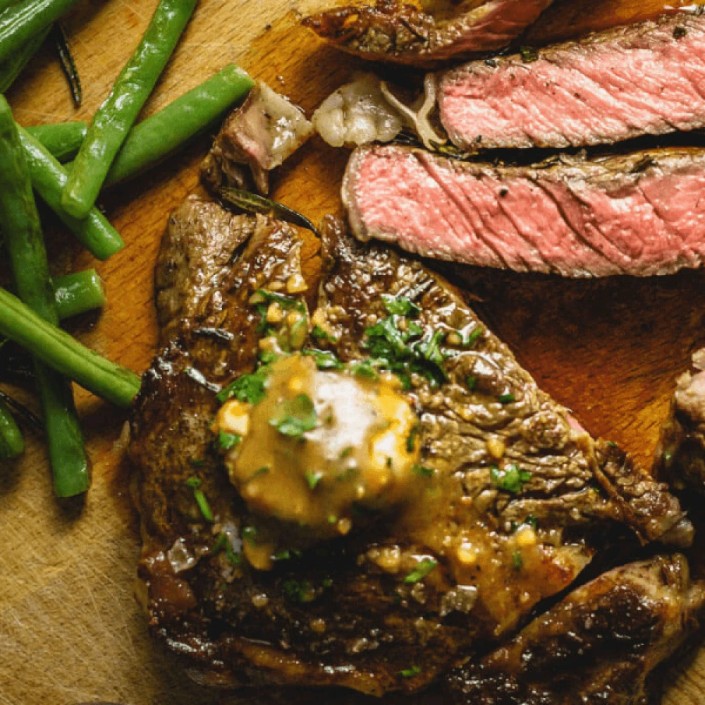 Darts Ruby Red Sirloin with Slow-Roasted Summer Vegetables & Red Onion Harissa Image 1