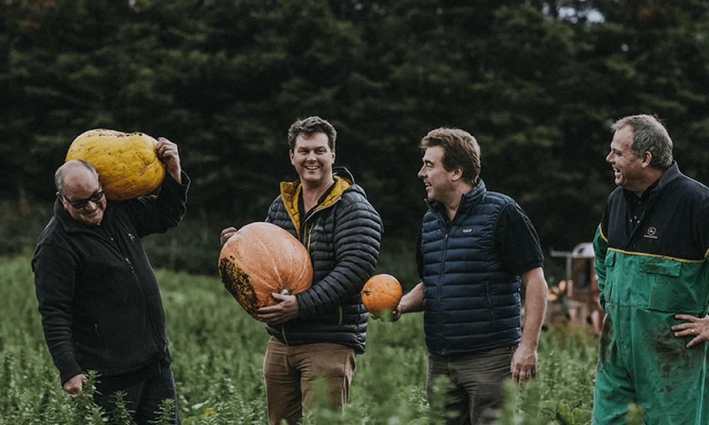 Grilled Romanesque & Field Squash Romesco with Black Olive & Artichoke Salsa Image 2