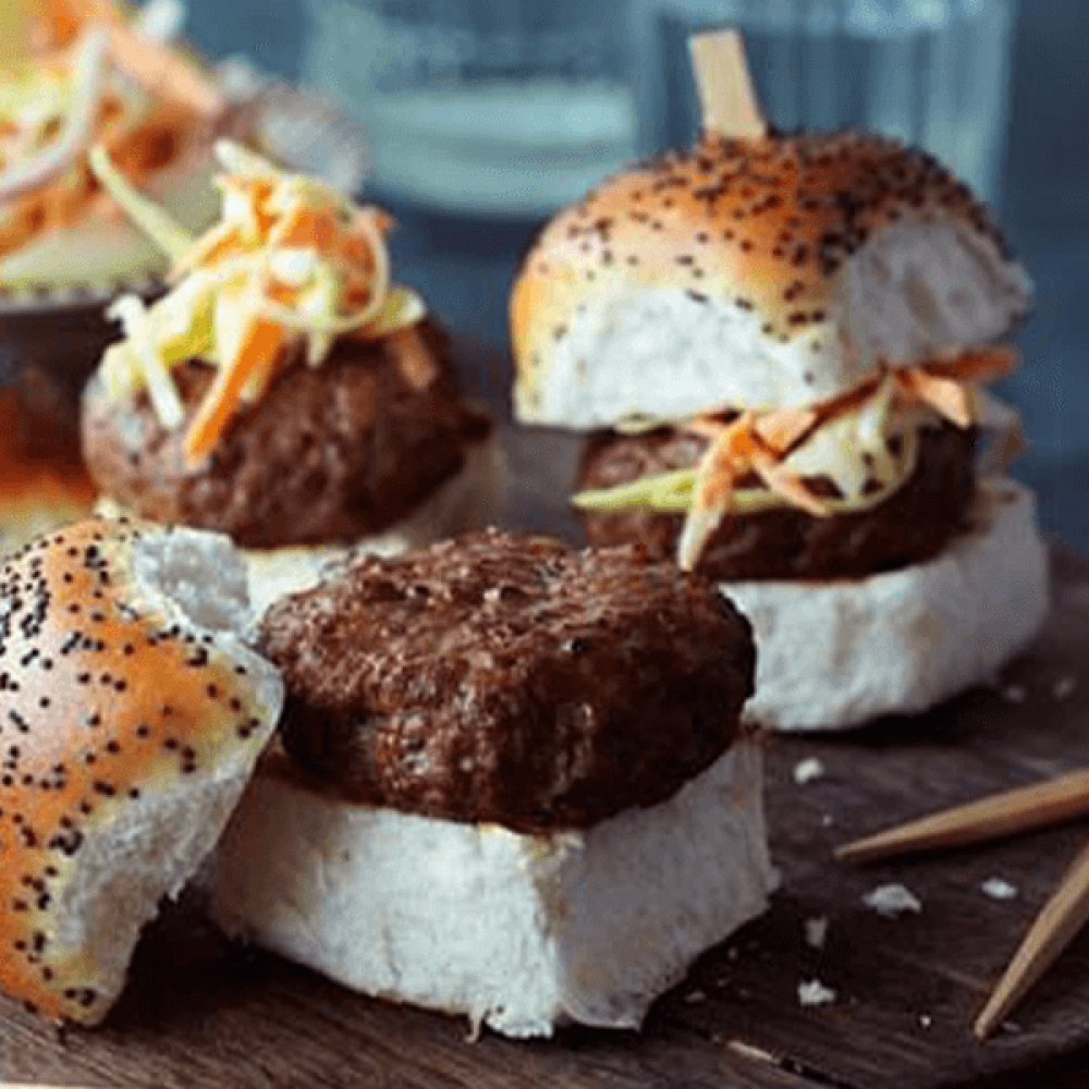 Mini Burgers with Apple and Chilli 'Slaw Image 1