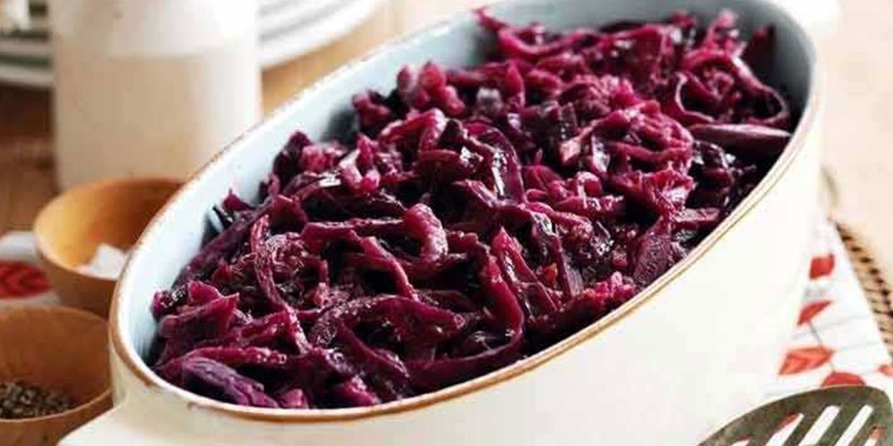 TOM'S FESTIVE PEBBLEBED RED CABBAGE