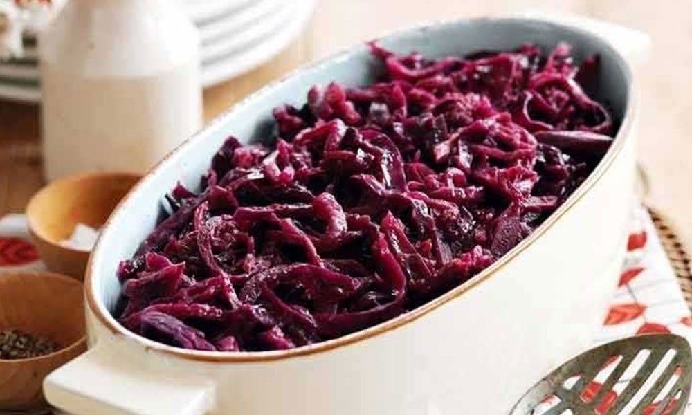 TOM'S FESTIVE PEBBLEBED RED CABBAGE
