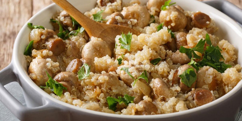 Quinoa & Mushroom Risotto