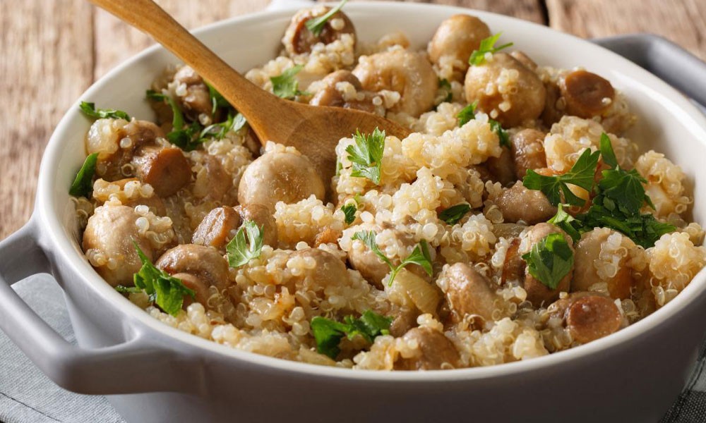 Quinoa & Mushroom Risotto