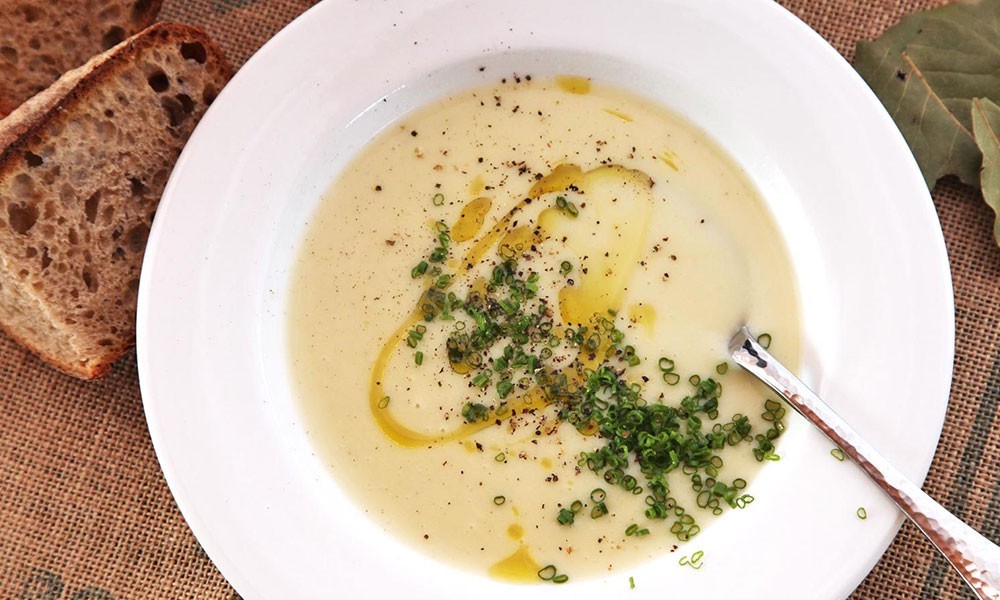 Jerusalem Artichoke Soup with White Truffle Oil Image 2