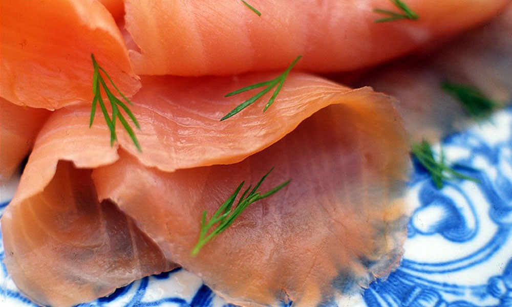 PEAT -SMOKE ROASTED SALMON & TOASTED SEED SALAD