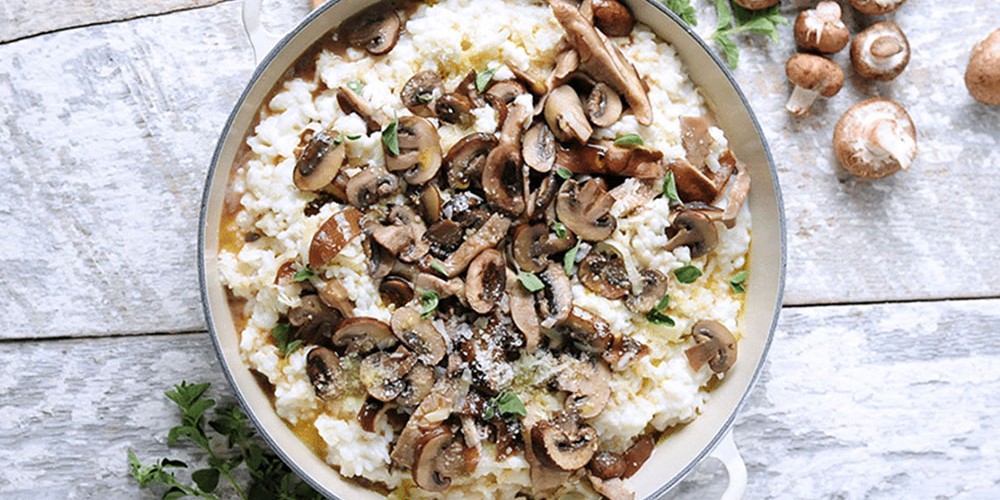 Vegan Mushroom Risotto