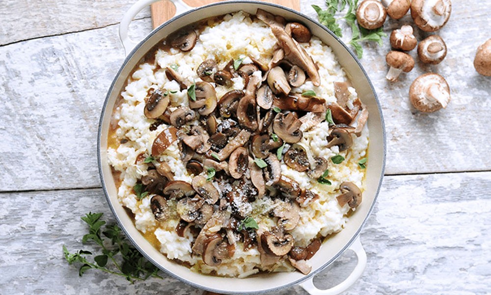 Vegan Mushroom Risotto