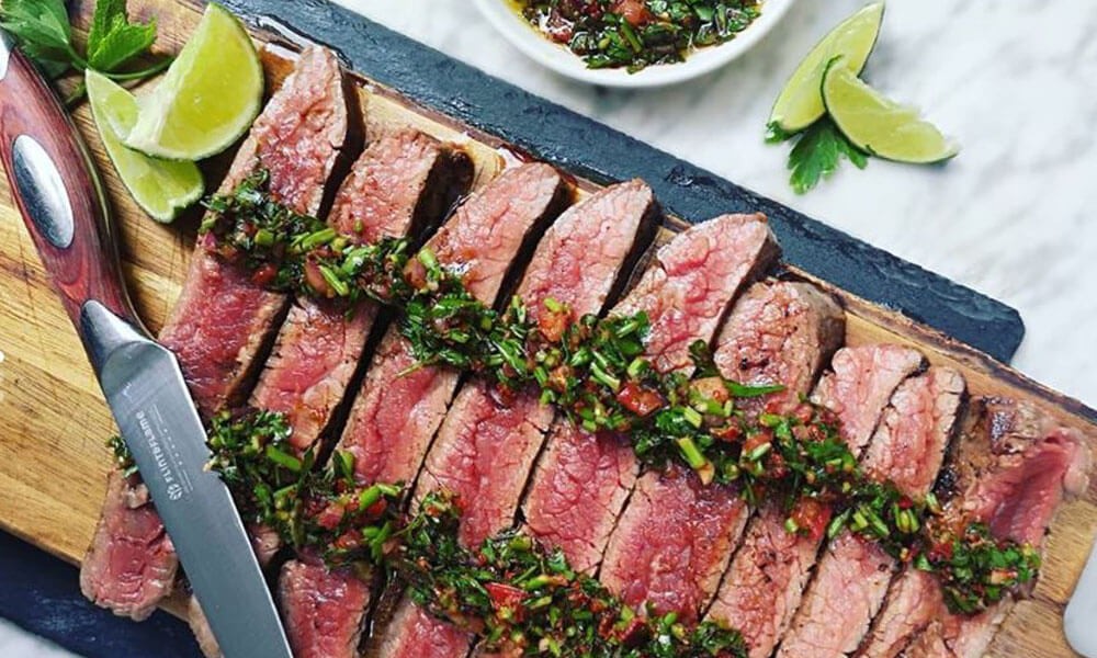 Seared Skirt Steak with Chimichurri Sauce Image 2