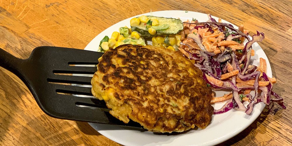 Sweetcorn & Cajun Spiced Fritters