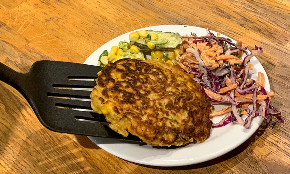 Sweetcorn & Cajun Spiced Fritters