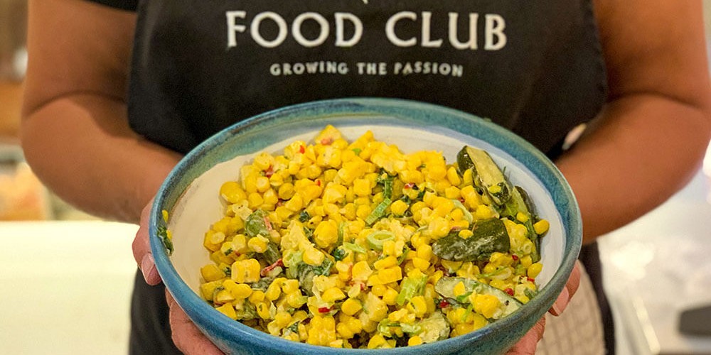 Sweetcorn, Courgette & Chilli Salad