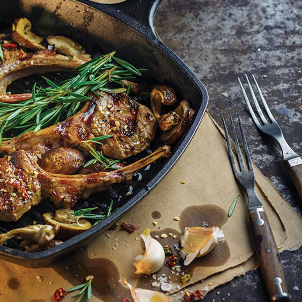 Lamb Chops Marinated with Rosemary & Garlic Image 1