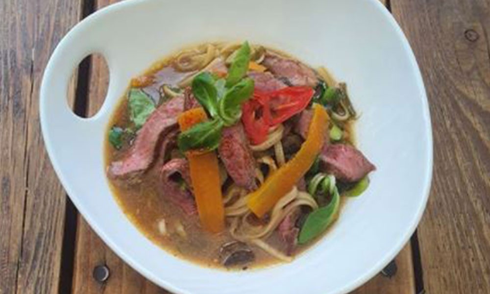 Sirloin Steak Noodle Broth