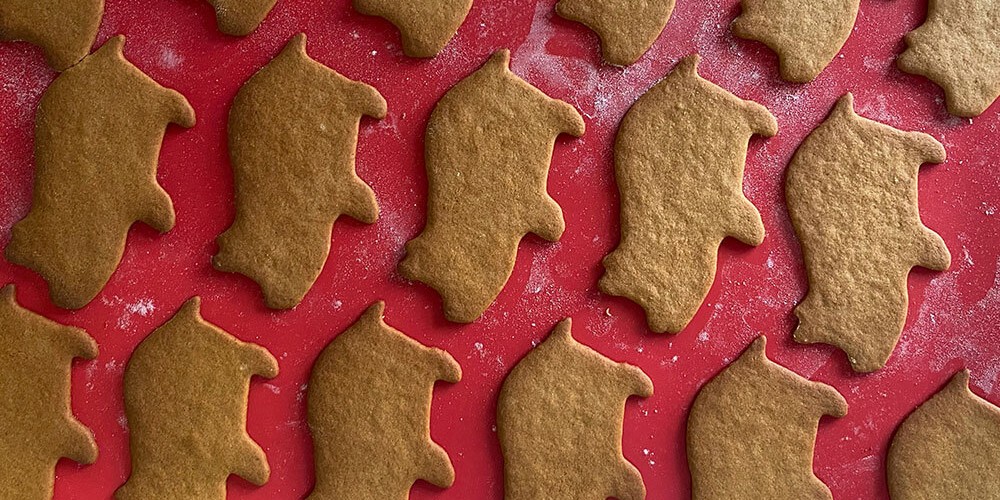 THE PIG's Gingerbread Biscuits