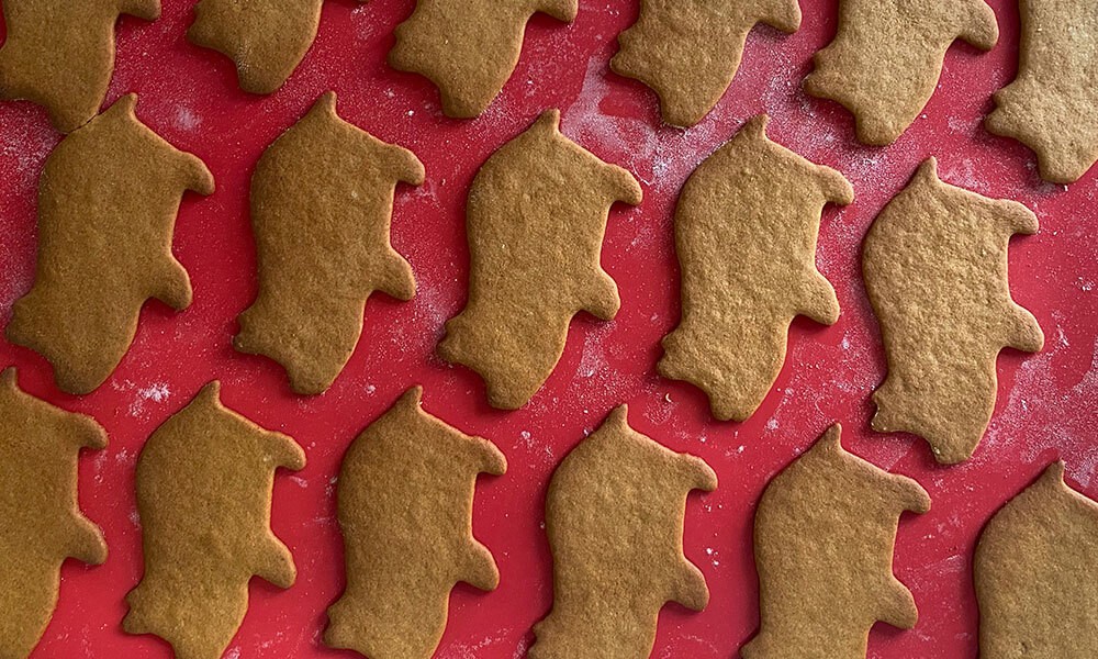 THE PIG's Gingerbread Biscuits