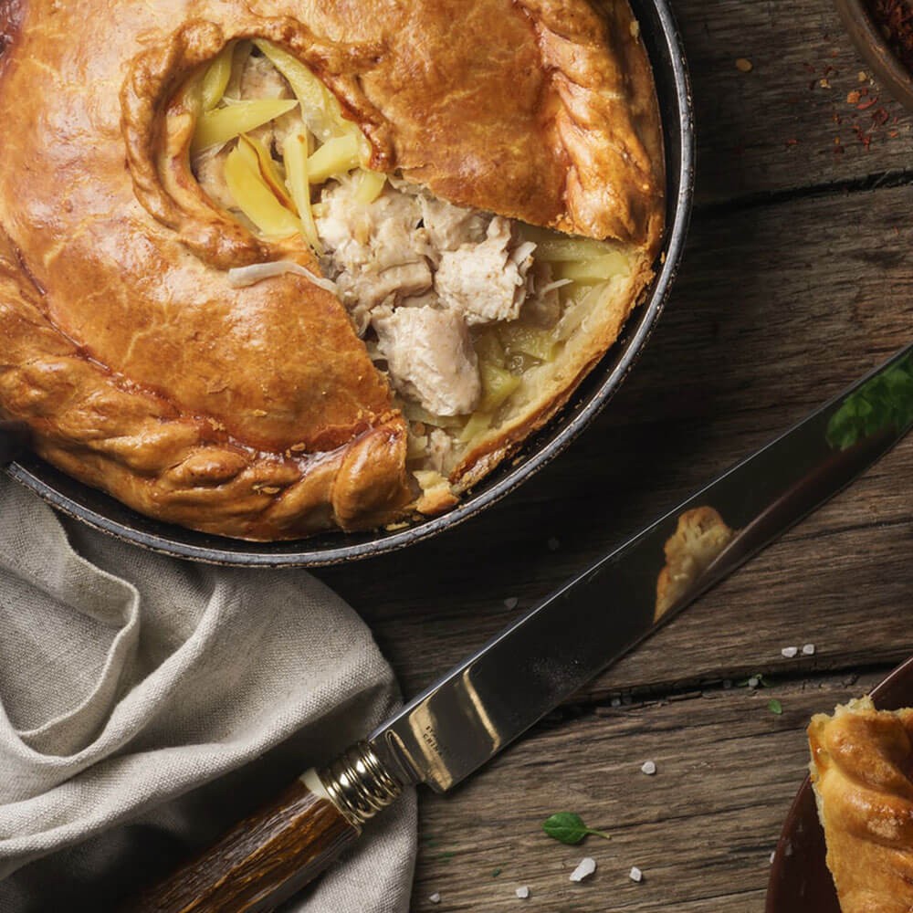 Creamy Chicken & Leek Pie Image 1