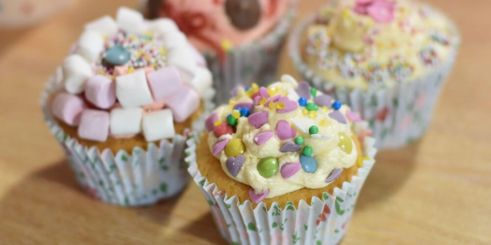 Fairy Cakes with Vanilla Buttercream Icing