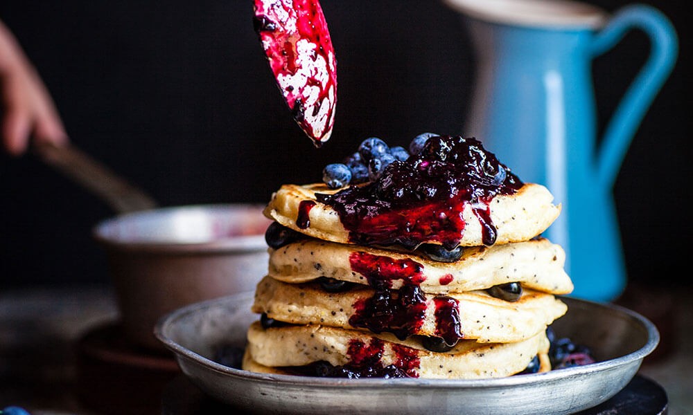 Healthy Wholemeal Pancakes