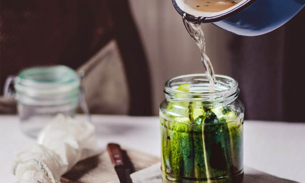 Quick 'n Sweet Pickled Baby Cucumbers