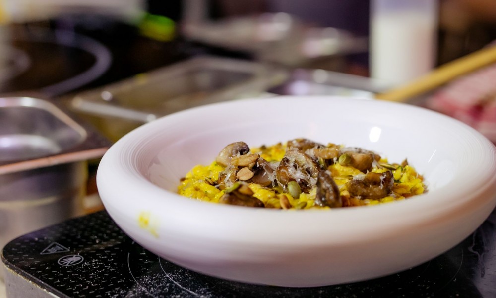 Michael Caines' Pumpkin & Turkey Risotto