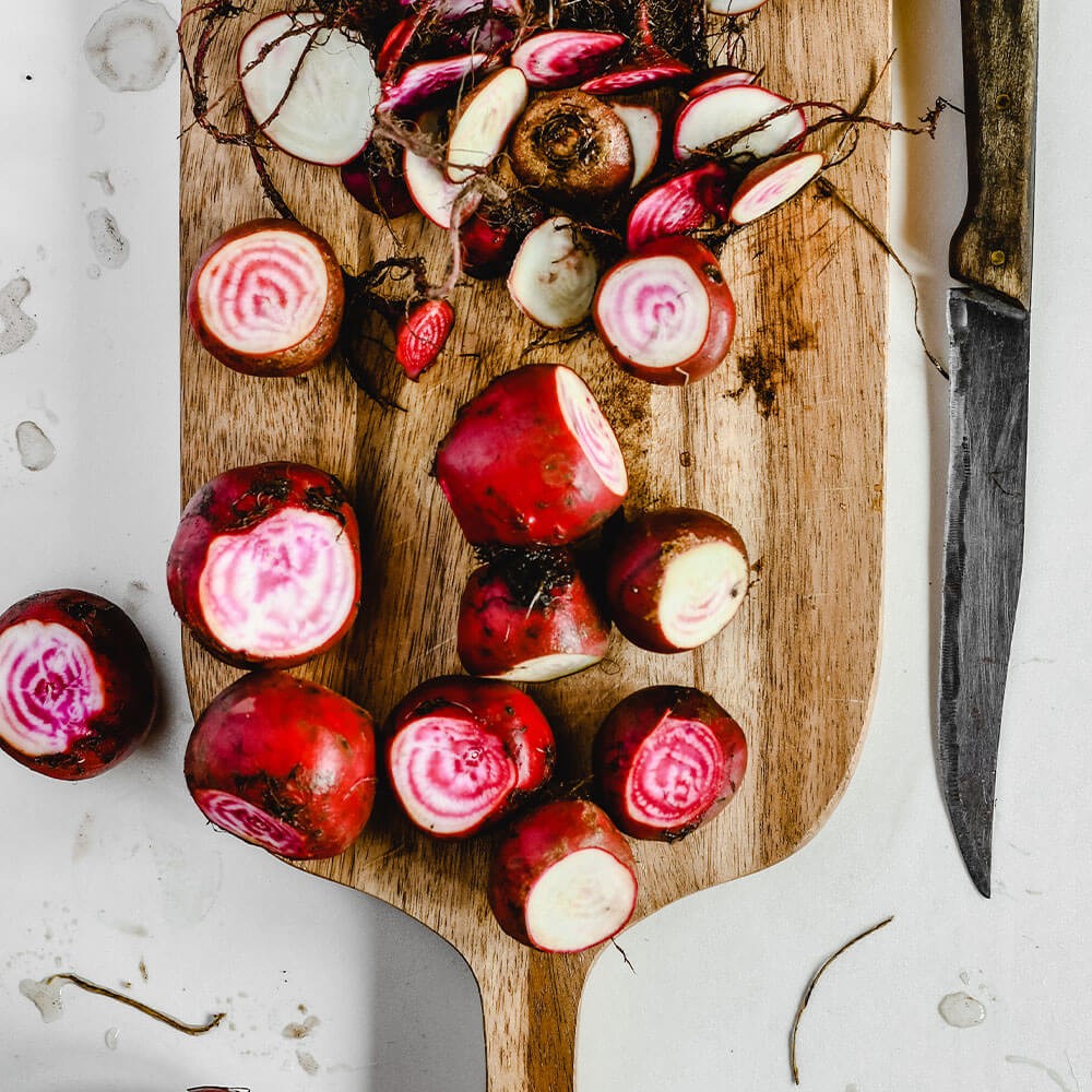 Beetroot Risotto with Crisp Sage & Goats Cheese Image 1