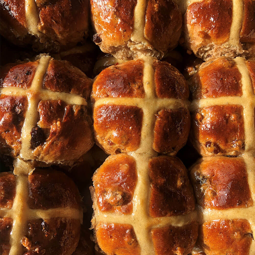 Hot Cross Bun Bread & Butter Pudding Image 1