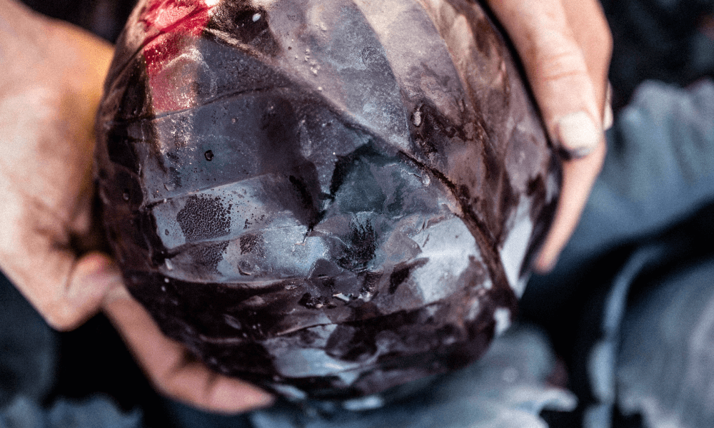 Roasted Red Cabbage Slices