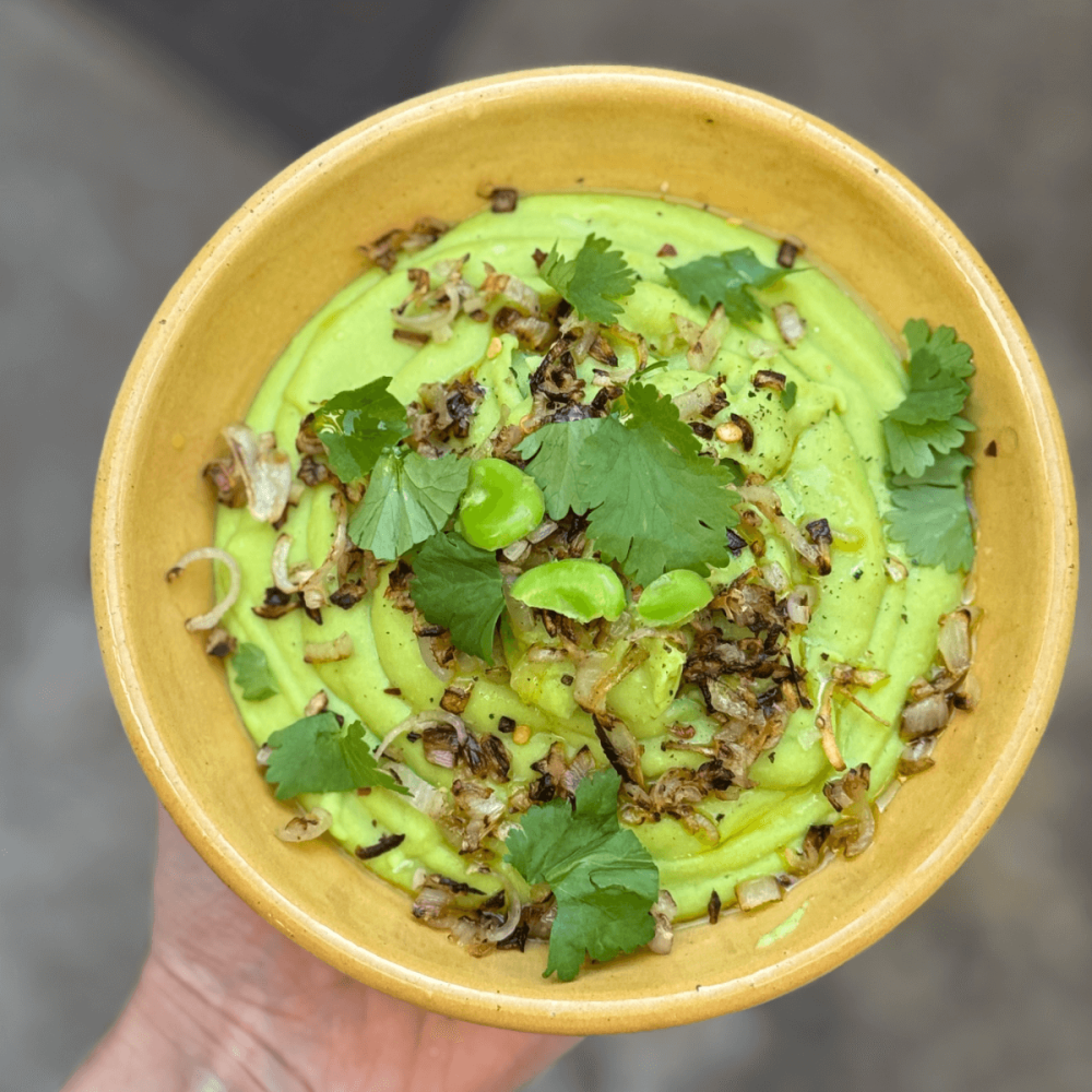 Whipped Broad Beans Image 1