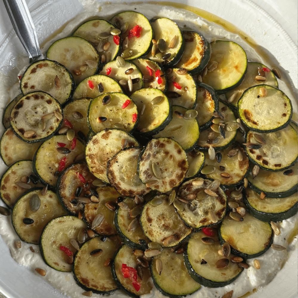 Whipped Feta, Courgettes & Mint Image 1